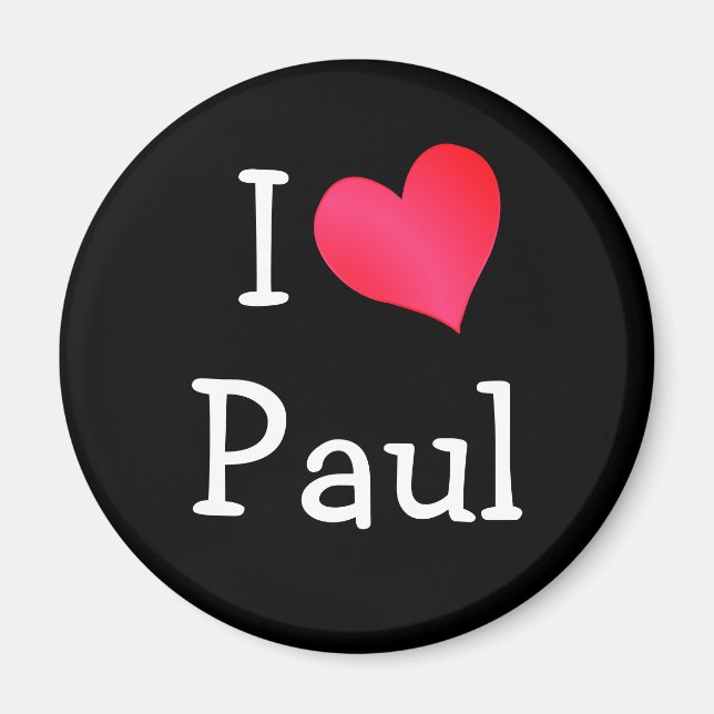 Imã Eu amo Paul (Frente)