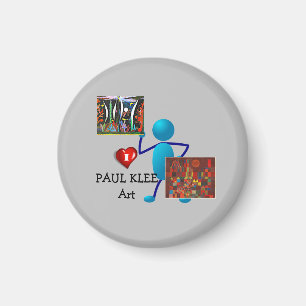 Imã Eu Amo Paul Klee Art