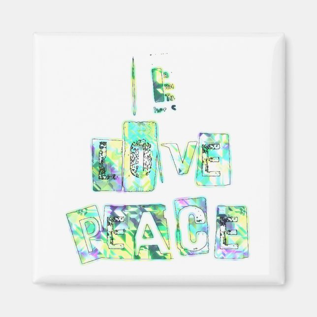 Imã Eu Amo Paz (Frente)