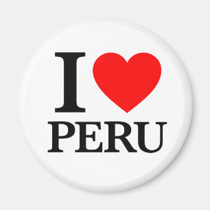 Imã Eu amo Peru