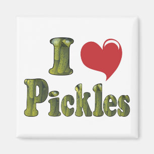 Imã Eu Amo Picles