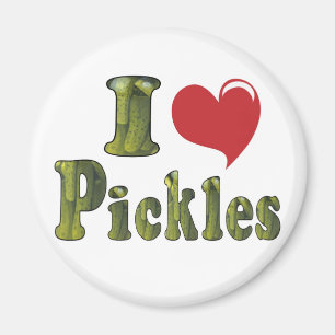 Imã Eu Amo Picles