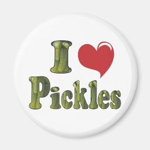Imã Eu Amo Picles