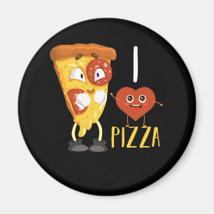 Imã Eu Amo Pizza Cuja Fatia De Pizza