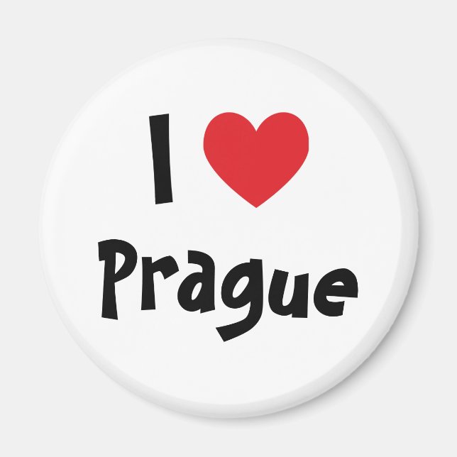 Imã Eu Amo Praga (Frente)
