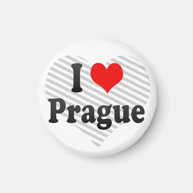 Imã Eu Amo Praga, República Tcheca (Frente)