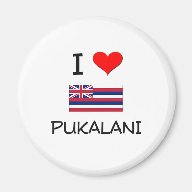 Imã Eu Amo PUKALANI Hawaii (Frente)