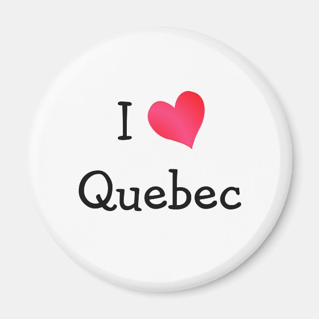 Imã Eu Amo Quebec (Frente)