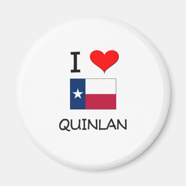 Imã Eu Amo Quinlan Texas (Frente)