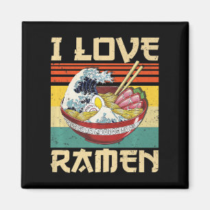 Imã Eu Amo Ramen Japonês Cute Kawaii Anime Gifts Girl