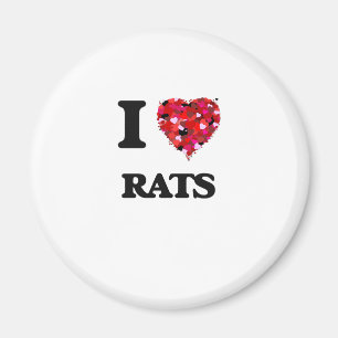 Imã Eu amo ratos
