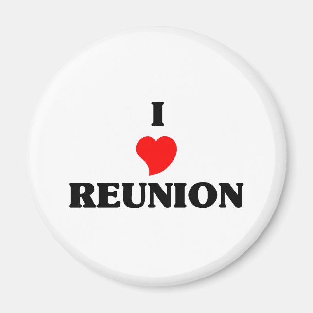 Imã Eu Amo Reunião (Frente)