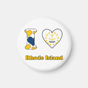 Imã Eu amo Rhode Island