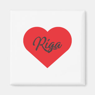 Imã Eu amo Riga - Letónia