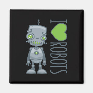 Imã Eu amo robôs