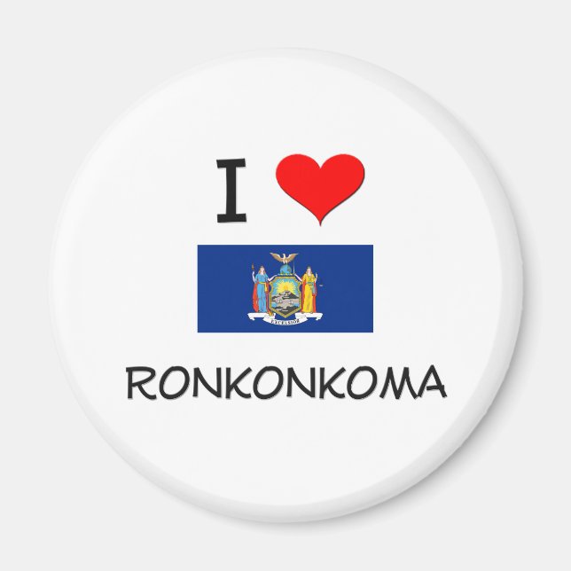 Imã Eu amo Ronkonkoma Nova York (Frente)
