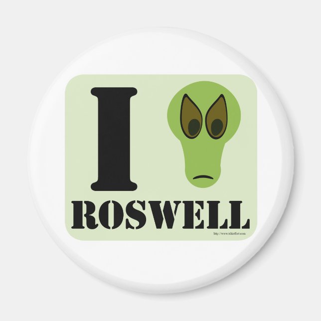 Imã Eu amo Roswell (Frente)