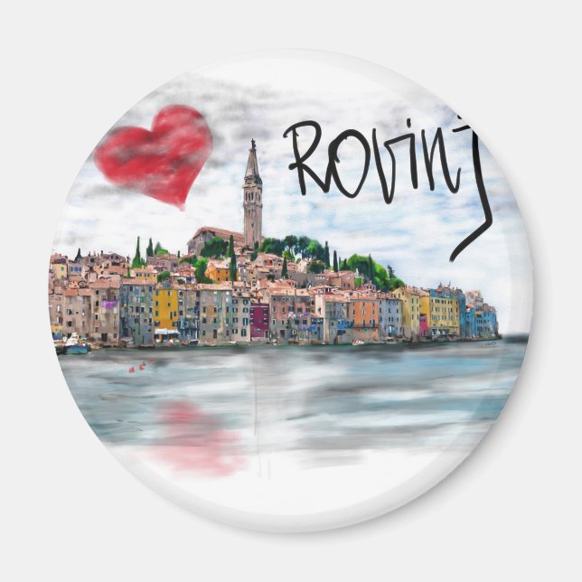 Imã Eu amo Rovinj (Frente)