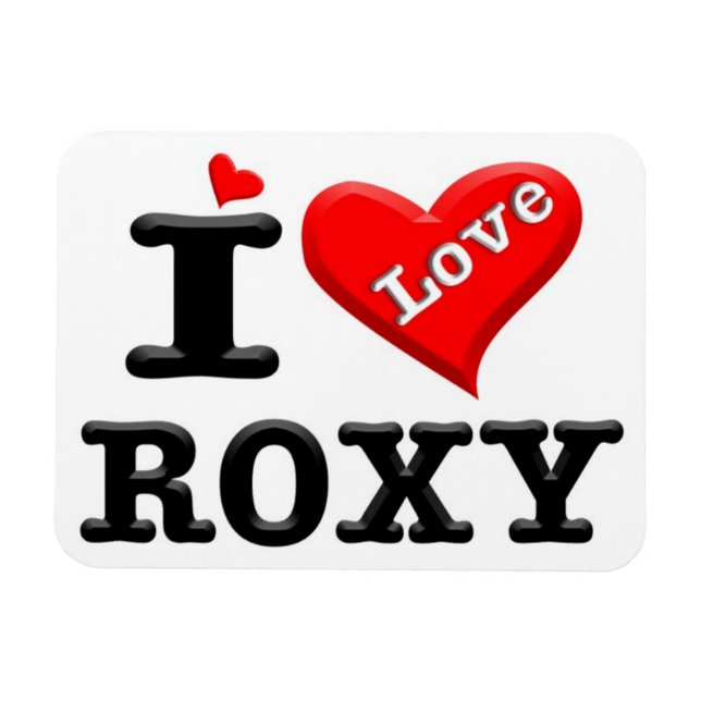 ÍMÃ EU AMO ROXY MAGNET (Horizontal)
