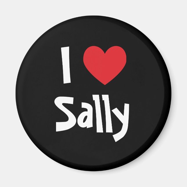 Imã Eu Amo Sally (Frente)