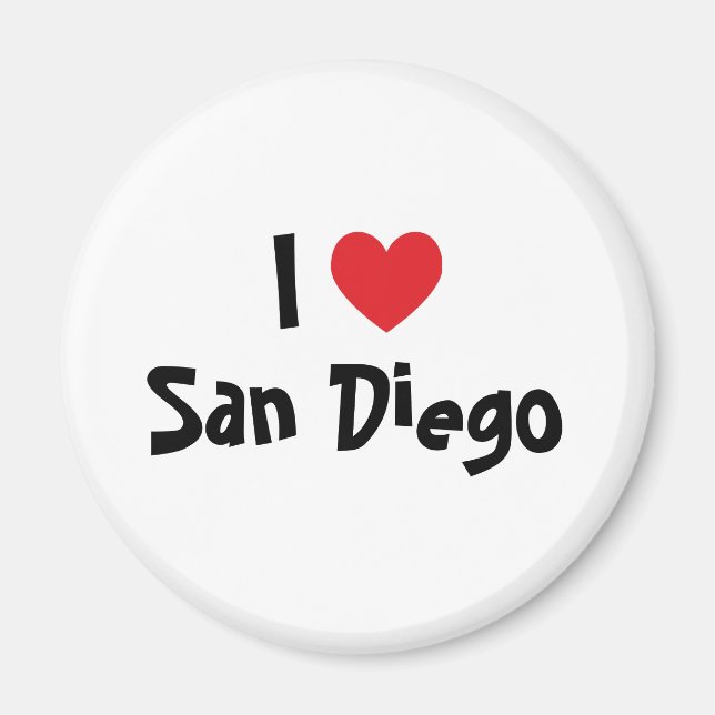 Imã Eu Amo San Diego (Frente)