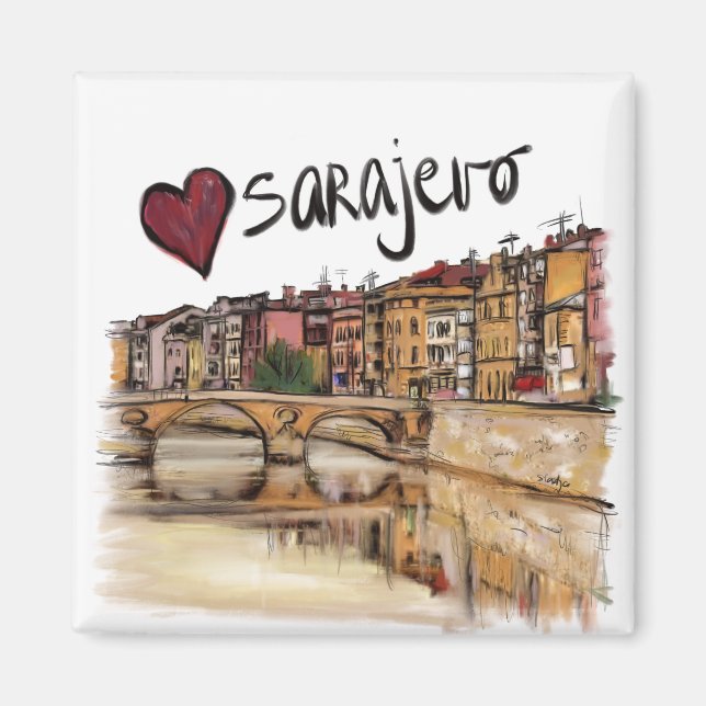 Imã Eu amo Sarajevo (Frente)