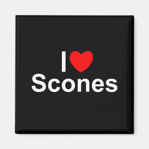 Imã Eu amo Scones (do coração)