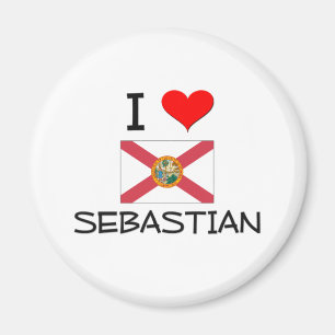 Imã Eu amo SEBASTIAN Florida