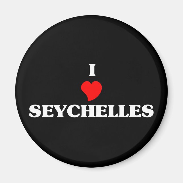 Imã Eu Amo Seicheles (Frente)