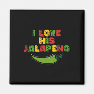 Imã Eu Amo Seu Jalapeno Eu Amo Seus Tacos Cinco Engraç