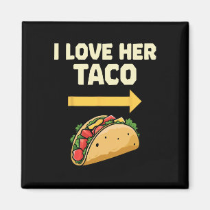 Imã Eu Amo Seu Taco Mexicano Fiesta Casais Cinco De Mã