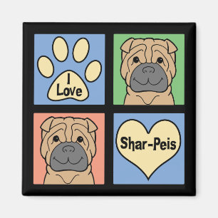 Imã Eu amo Shar-Peis