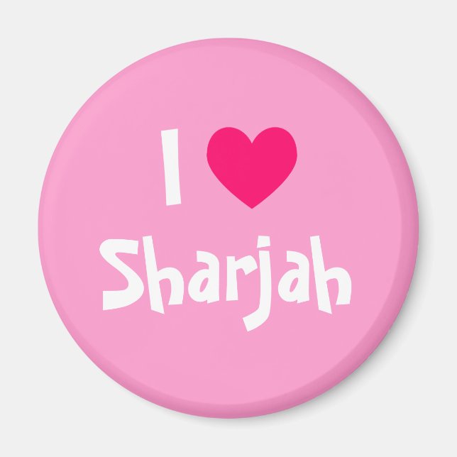 Imã Eu Amo Sharjah (Frente)