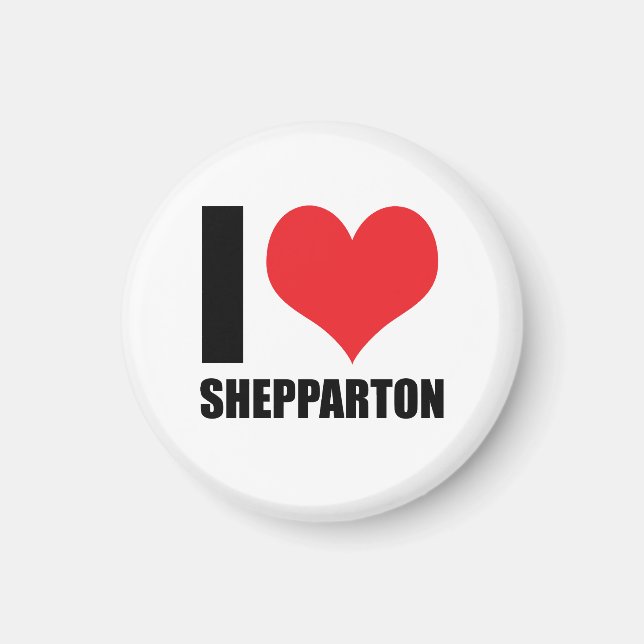 Imã Eu amo Shepparton (Frente)
