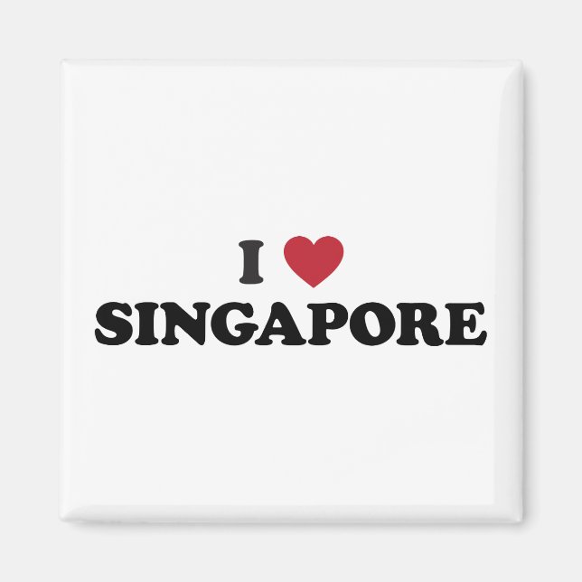 Imã Eu amo Singapura (Frente)
