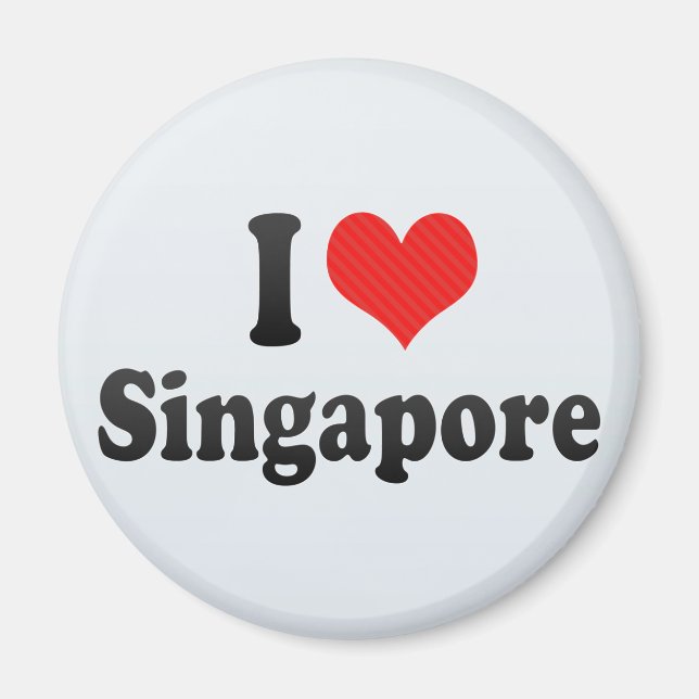 Imã Eu amo Singapura (Frente)