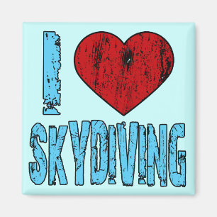 Imã Eu amo Skydiving