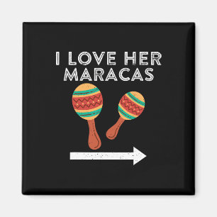 Imã Eu Amo Suas Maracas Cinco De Mayo Casal Combinando