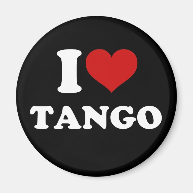Imã Eu Amo Tango (Frente)