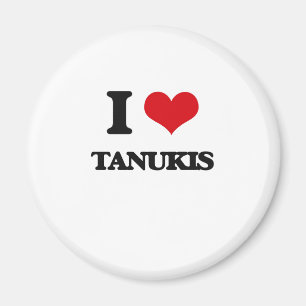 Imã Eu amo Tanukis