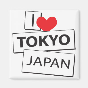Imã Eu amo Tokyo Japão