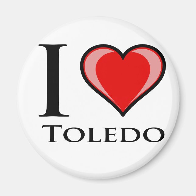 Imã Eu Amo Toledo (Frente)