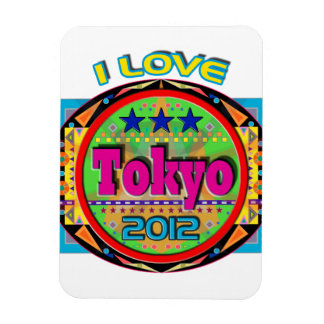Ímã EU AMO Tóquio Emblem 1 Magnet 2012