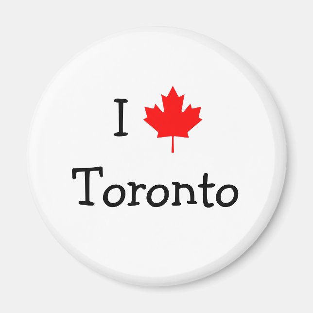 Imã Eu Amo Toronto (Frente)