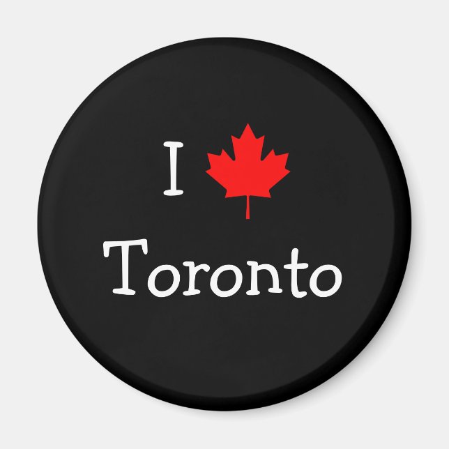 Imã Eu Amo Toronto (Frente)