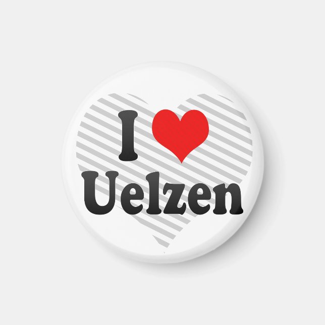 Imã Eu Amo Uelzen, Alemanha (Frente)