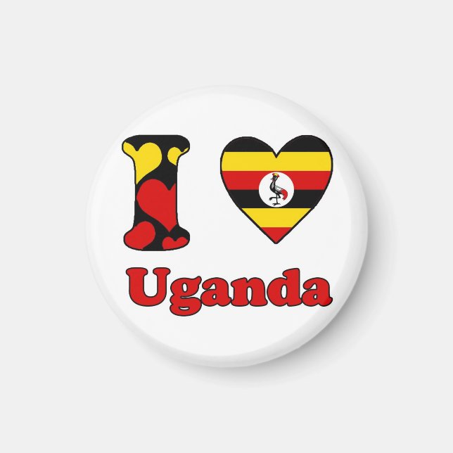 Imã Eu amo Uganda (Frente)