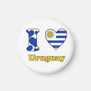 Imã Eu amo Uruguai