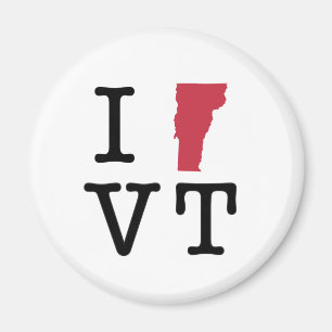 Imã Eu amo Vermont
