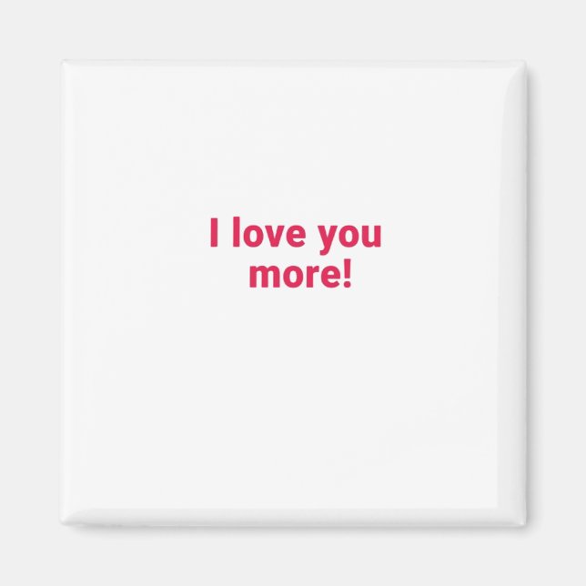 Imã Eu Amo Você Mais Design Atemporal e Sincero  (Frente)